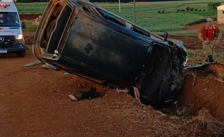 Seis pessoas ficam feridas em capotamento no interior de Catuípe