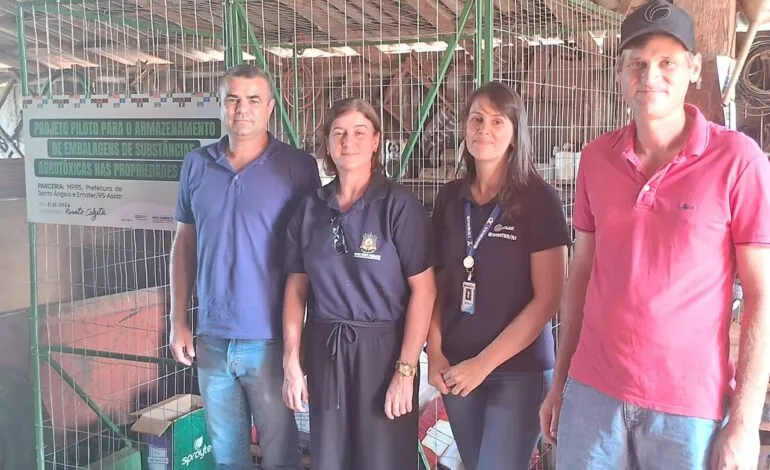 Santo Ângelo inaugura abrigo para embalagens de agrotóxicos e reforça proteção ambiental e à saúde