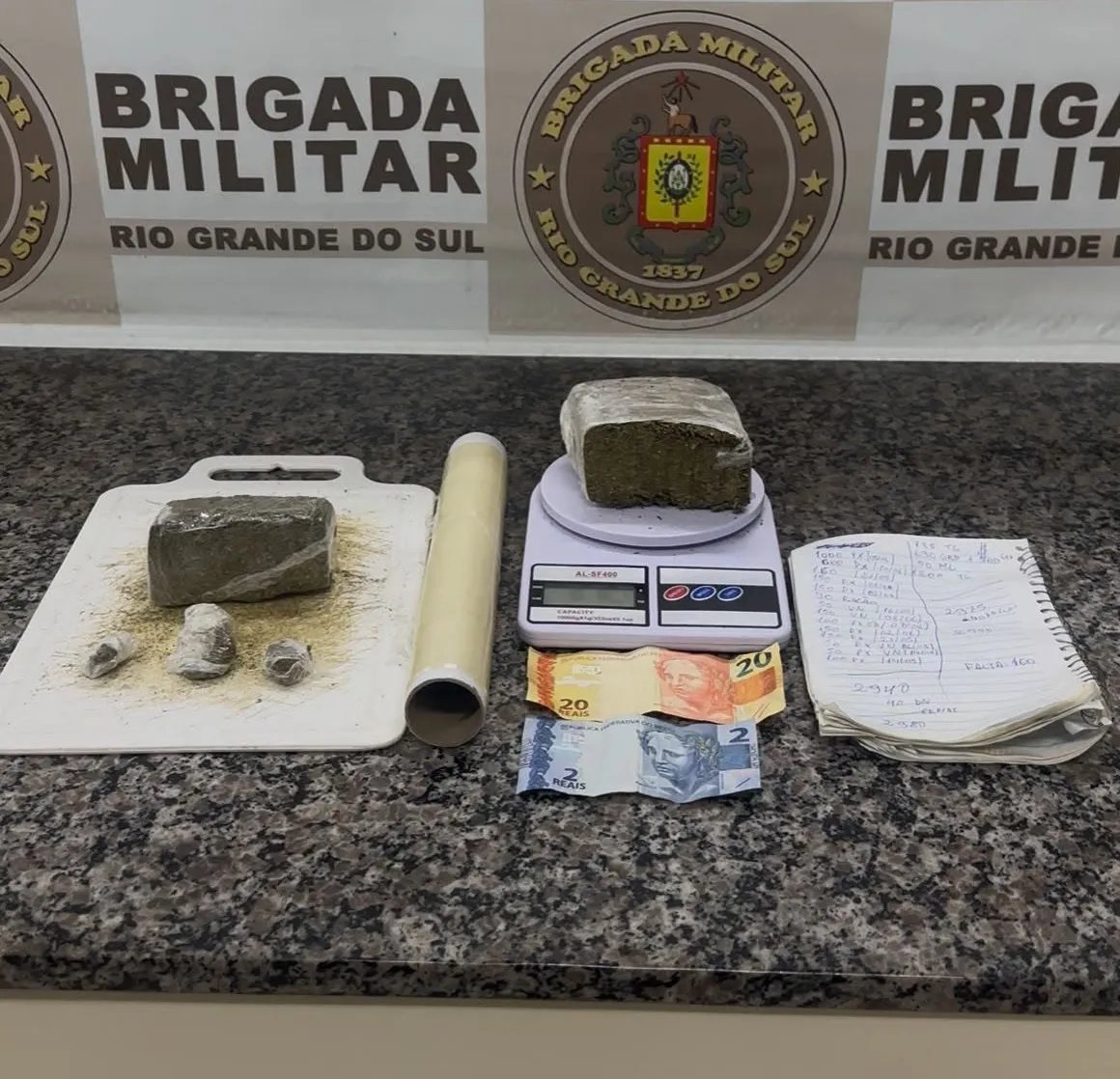 BM realiza prisão por tráfico de drogas em Santo Ângelo