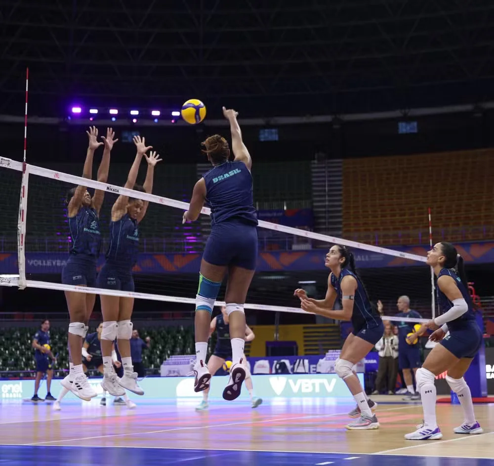 Brasil estreia na Liga das Nações Feminina de Vôlei contra a Holanda nesta quarta-feira