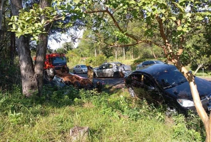 Grave acidente com quatro veículos faz vítima fatal e deixa três feridos na RS-561