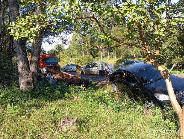 Grave acidente com quatro veículos faz vítima fatal e deixa três feridos na RS-561