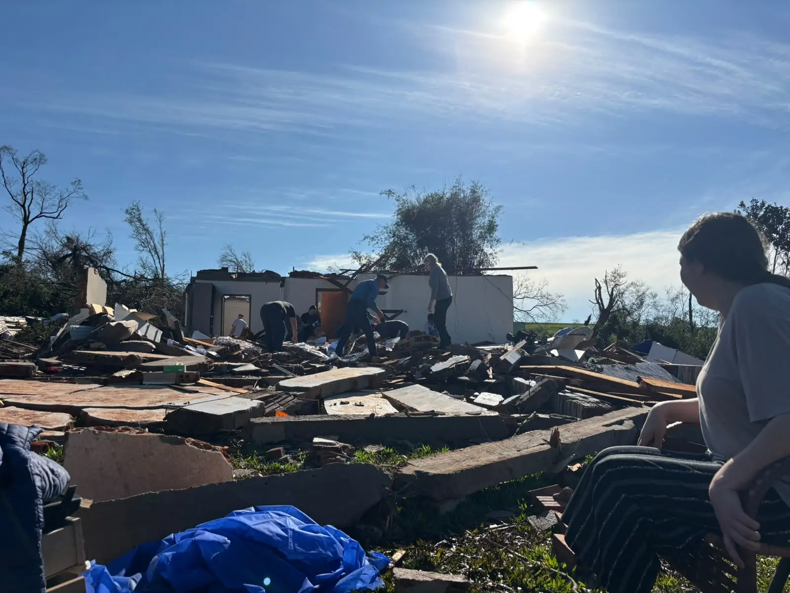 Família atingida por tornado em Giruá recebe campanha para reconstrução
