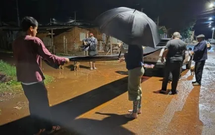 Temporal de granizo deixa cerca de 100 famílias atingidas e provoca prejuízos em Ijuí