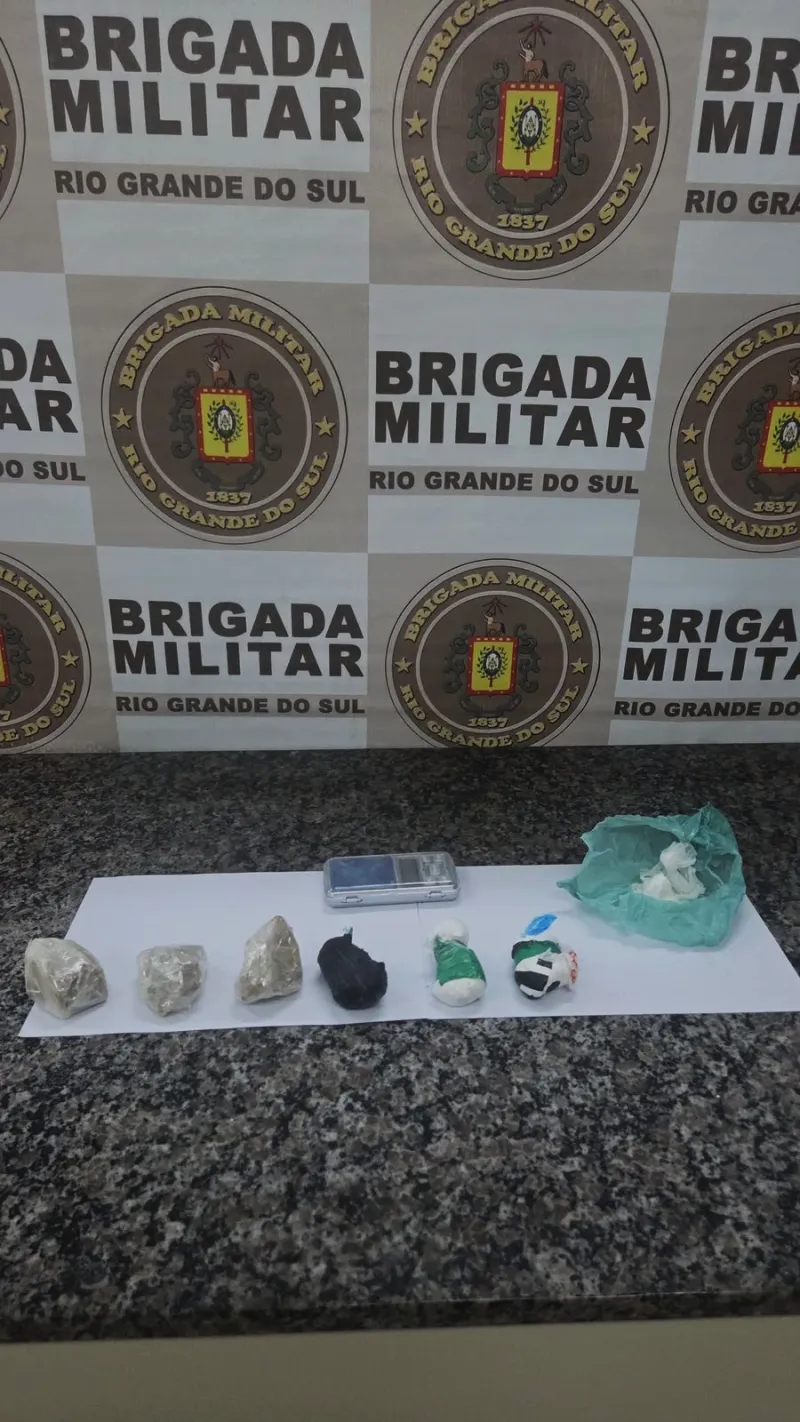 Três homens são presos por tráfico de drogas no bairro Missões, em Santo Ângelo