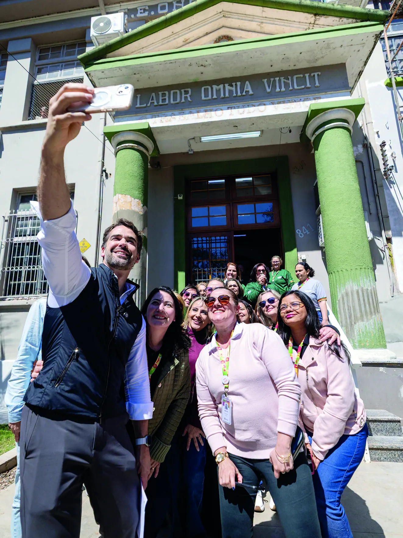 Visita surpresa do governador