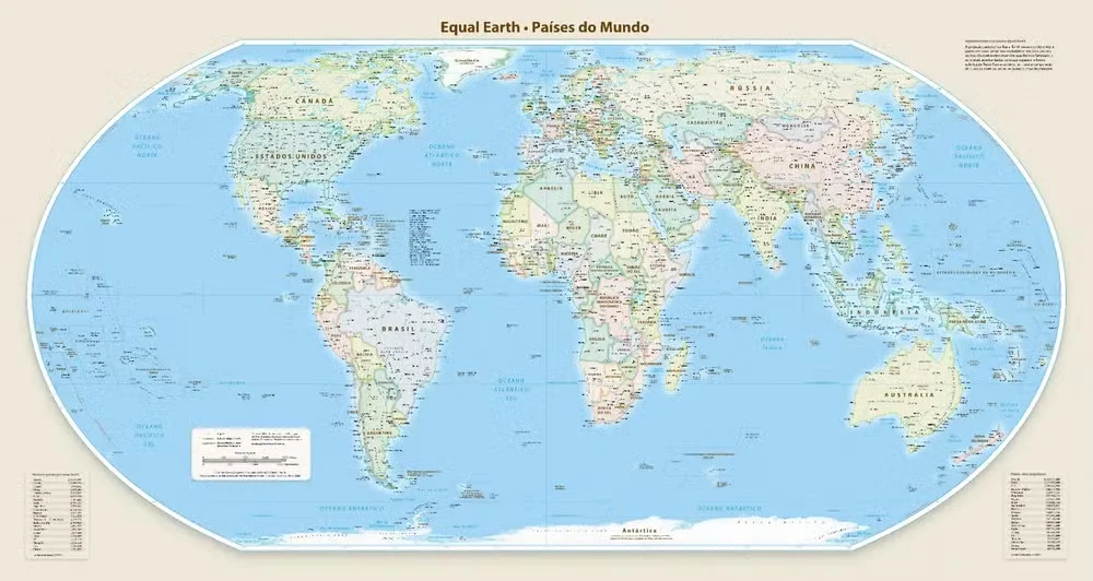 ONU aprova resolução para incentivar mapas que representem melhor o tamanho dos continentes