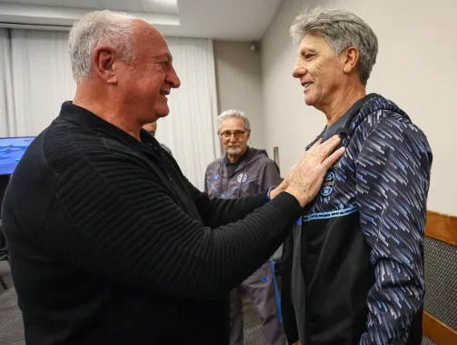 Com Felipão e Renato juntos, Grêmio enfrenta o Botafogo em jogo atrasado do Brasileirão