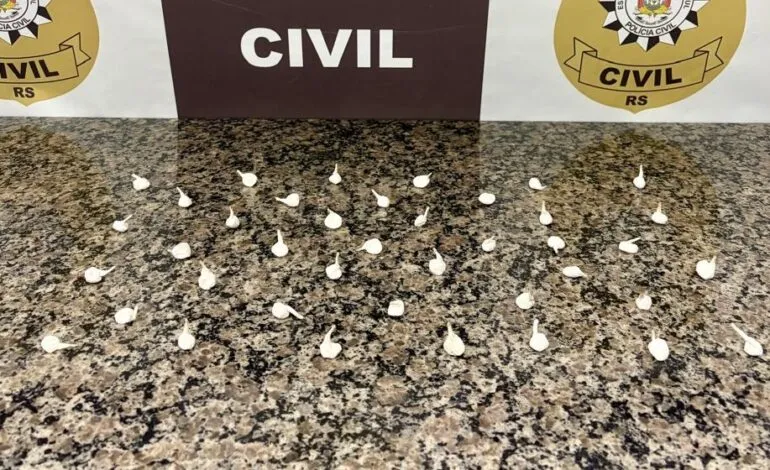 Polícia Civil prende traficante de drogas e apreende cocaína em Santo Ângelo