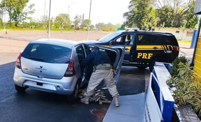 PRF prende dupla de traficantes de maconha em São Borja