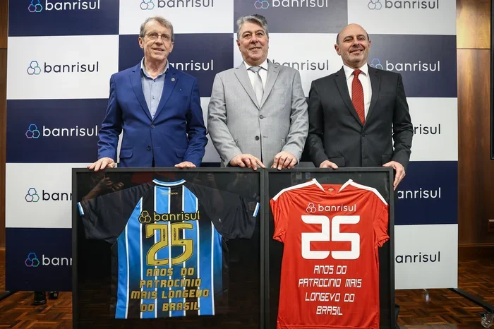 Grêmio e Inter fecham acordo com Banrisul para as últimas rodadas do Brasileirão