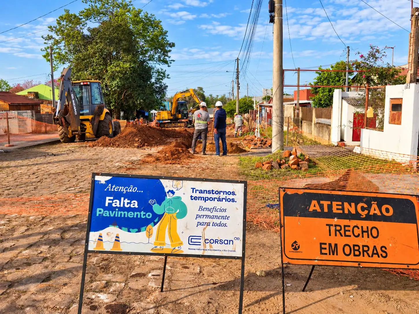 Avenida Getúlio Vargas terá bloqueio para obras de saneamento em Santo Ângelo