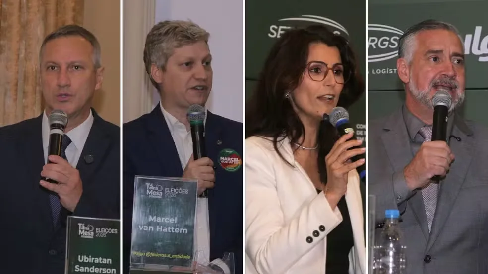 Quaest para o Senado no RS, votos válidos: Sanderson, 25%; Marcel van Hattem, 22%; Manuela d’Ávila, 20%; Pimenta, 18%