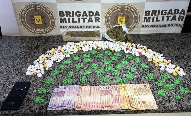 Brigada Militar apreende grande quantidade de drogas em Santo Ângelo