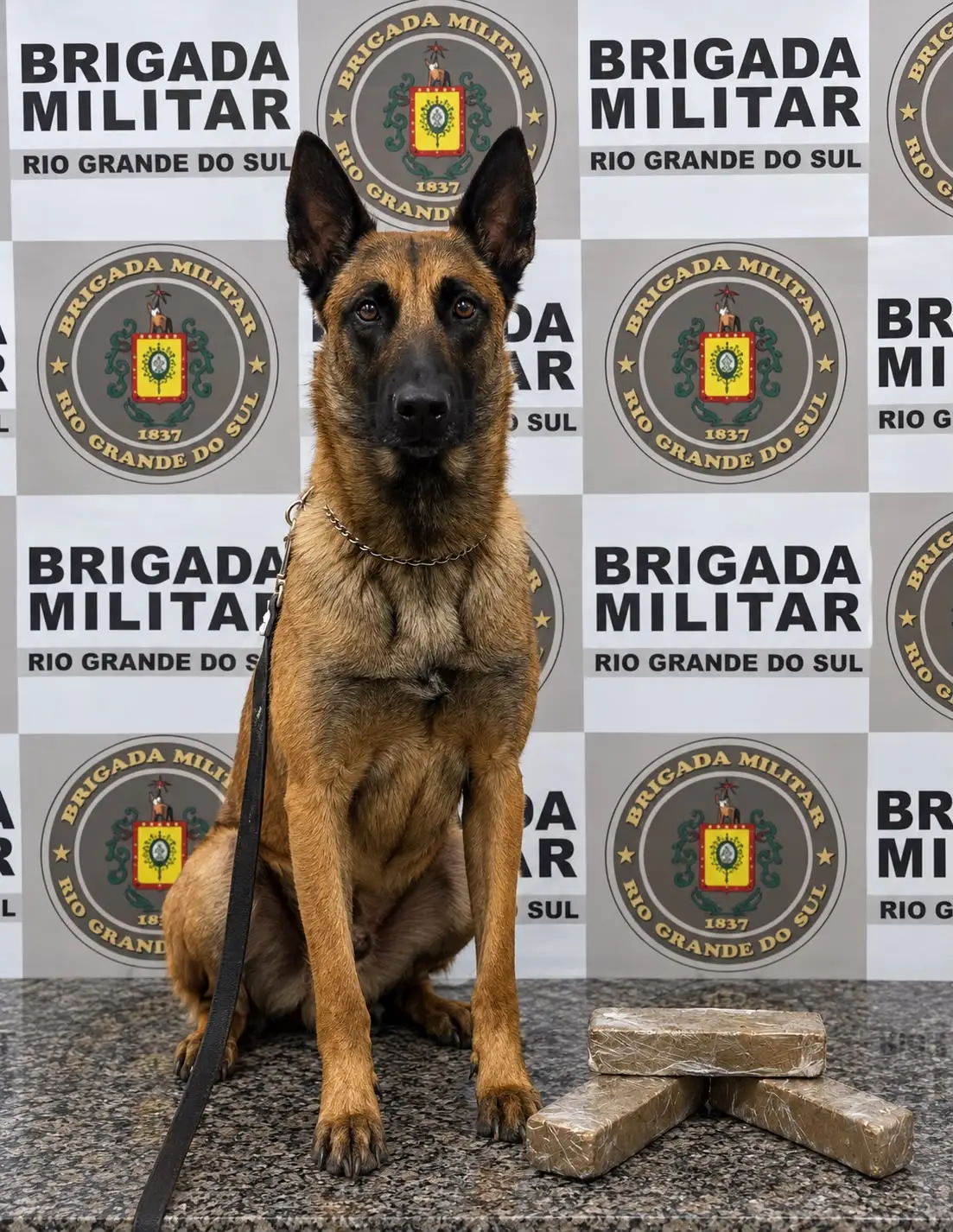 BM prende homem por tráfico de drogas com o auxílio do cão Darwin